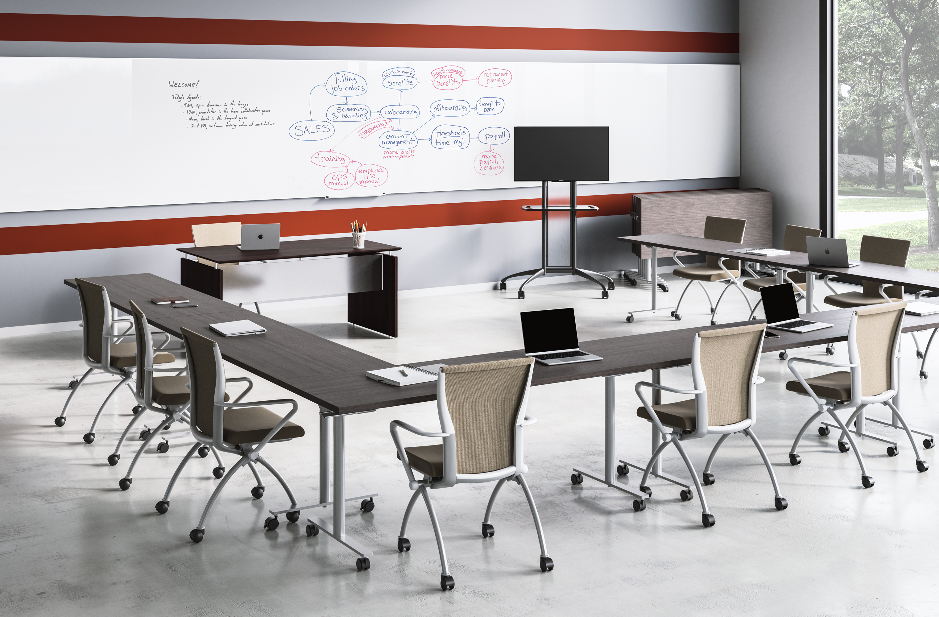 Safco Jurni Training Tables