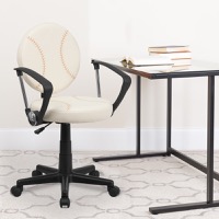 Jonathan - Sports Inspired Task Chair - Brown and Cream