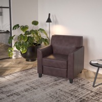 HERCULES Diplomat - Contemporary Style Guest Chair - Brown