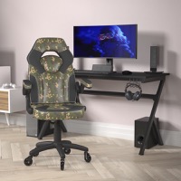 X10 - Modern Ergonomic Racing Style Gaming and Computer Chair - Camouflage