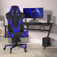 X20 - Contemporary High Back Ergonomic Racing Style Computer Chair - Blue