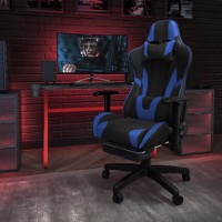 X30 - Contemporary Swivel Video Game Chair - Blue