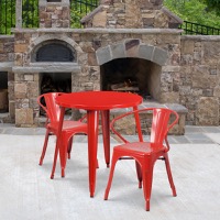 Conrad - Table and Chair Set - Red