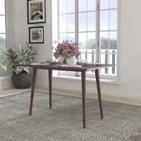 Hatfield - Mid-Century Modern 47 Inch Rectangular Dining Table - Dark Walnut