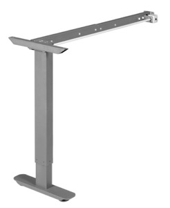 Esteem Height Adjustable Left Return Mobile Power Base for 30-60" Table Tops  - Grey