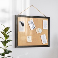 Juno - Commercial Rustic 18" x 24" Wall Mount Linen Display Board - Black