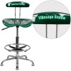 Bradley - Contemporary Draft Stool - Green