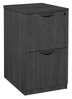 Legacy Deskside 2 Drawer File Cabinet - Ash Grey