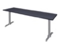 Via 84" x 24" Training Table - Grey/Grey