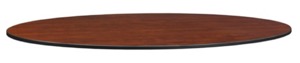 Structure 96" x 48" Oval Table Top - Cherry/Maple