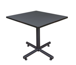 Kobe 36" Square Breakroom Table - Grey