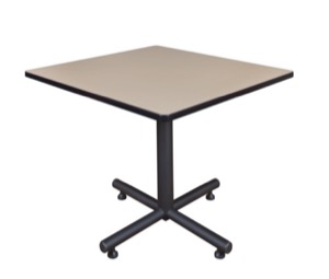 Kobe 42" Square Breakroom Table - Beige