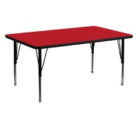 Wren - Popular Rectangular Activity Table - Red