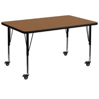 Wren - Popular Rectangular Activity Table - Oak