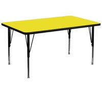 Wren - Popular Rectangular Activity Table - Yellow