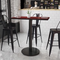 Stiles - Bar Height Hospitality Table - Mahogany