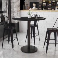 Stiles - Bar Height Hospitality Table - Black