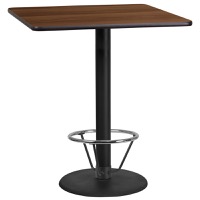 Stiles - Bar Height Hospitality Table - Walnut