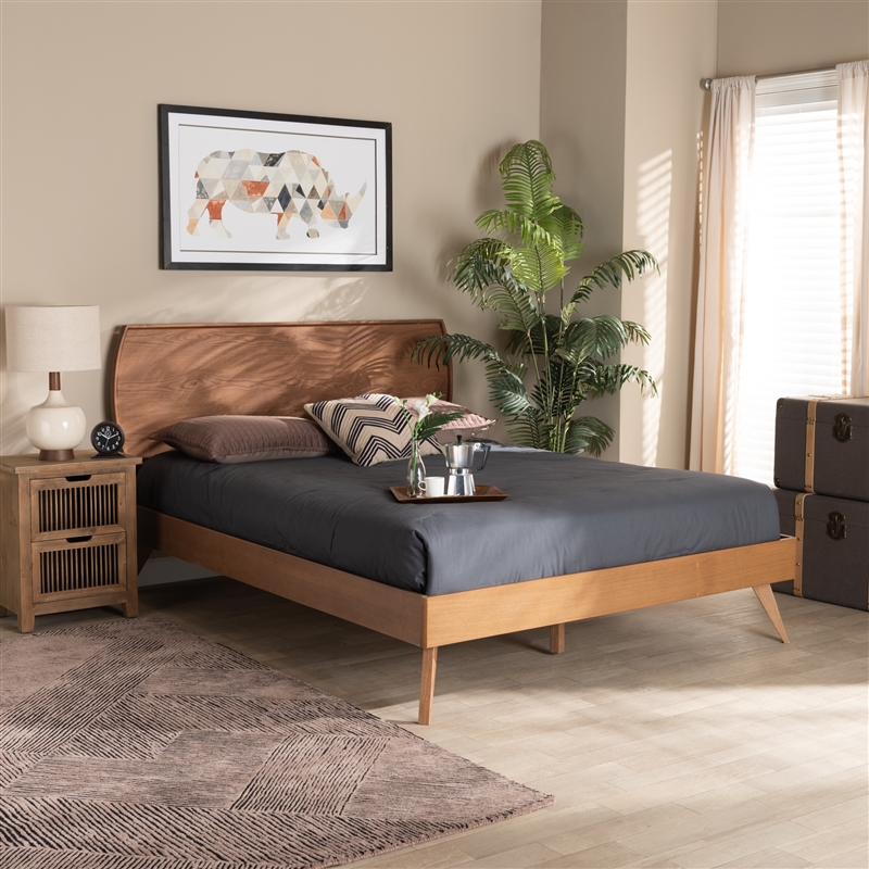 WoW Baxton Studio Mid Century Aimi Series Platform Beds