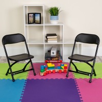 Timmy - Set of 2 Child Sized Chairs - Black