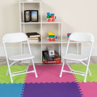 Timmy - Set of 2 Child Sized Chairs - White