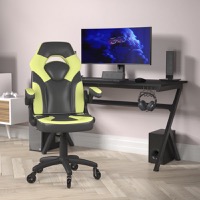 X10 - Modern Ergonomic Racing Style Gaming and Computer Chair - Neon Green