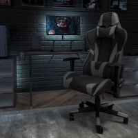X30 - Contemporary Swivel Video Game Chair - Gray