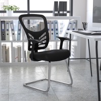 Steve - Contemporary Guest Office Chair - Black