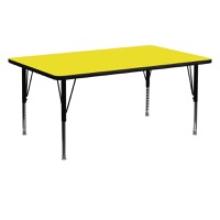Wren - Popular Rectangular Activity Table - Yellow
